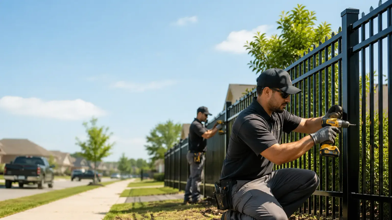 Metal Fence Installation in Rayne, LA